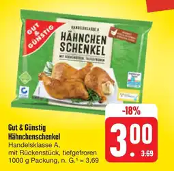 E-Center Gut & günstig hähnchenschenkel Angebot