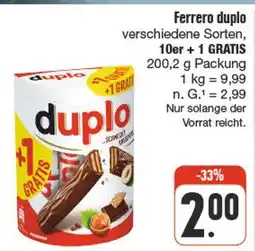 nah & gut Ferrero duplo Angebot