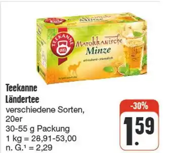 nah & gut Teekanne ländertee Angebot