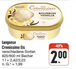 nah & gut Langnese cremissimo eis Angebot