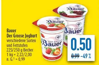 diska Bauer der grosse joghurt Angebot