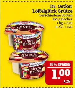 Marktkauf Dr. oetker löffelglück grütze Angebot