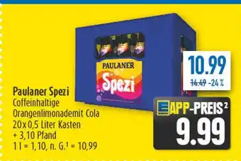 diska Paulaner spezi Angebot