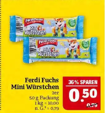 Marktkauf Ferdi fuchs mini würstchen Angebot