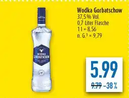 diska Wodka gorbatschow wodka gorbatschow Angebot