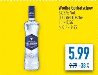 diska Wodka gorbatschow wodka gorbatschow Angebot