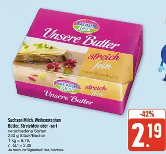 nah & gut Sachsen milch, weihenstephan butter Angebot