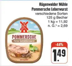 nah & gut Rügenwalder mühle pommersche leberwurst Angebot