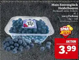 Marktkauf Mein beerenglück heidelbeeren Angebot