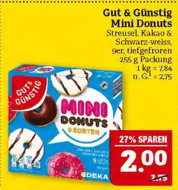 Marktkauf Gut & günstig mini donuts Angebot