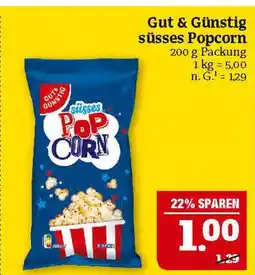 Marktkauf Gut & günstig süßes popcorn Angebot