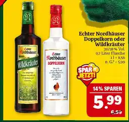 Marktkauf Echter nordhäuser doppelkorn oder wildkräuter Angebot