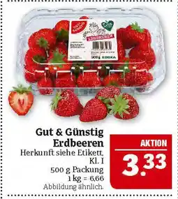 Marktkauf Gut & günstig erdbeeren Angebot