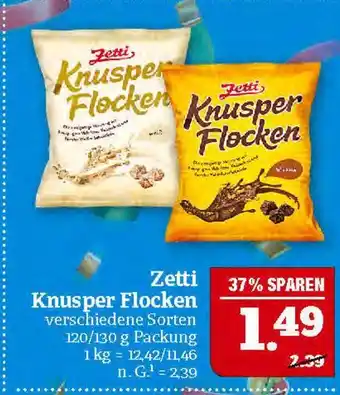 Marktkauf Zetti knusper flocken Angebot