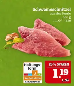 Marktkauf Schweineschnitzel Angebot