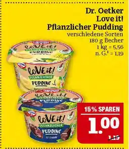 Marktkauf Dr. oetker pflanzlicher pudding Angebot