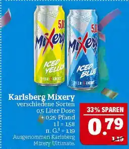 Marktkauf Karlsberg mixery iced yellow oder mixery iced blue Angebot