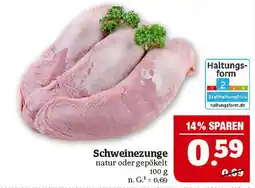 Marktkauf Schweinezunge natur oder gepökelt Angebot