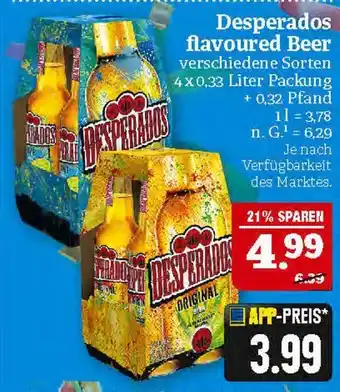 Marktkauf Desperados flavoured beer Angebot