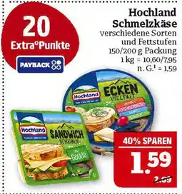 Marktkauf Hochland schmelzkäse Angebot