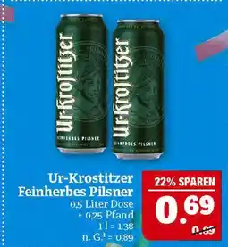 Marktkauf Ur-krostitzer feinherbes pilsner Angebot