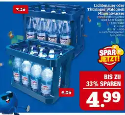 Marktkauf Lichtenauer oder thüringer waldquell mineralwasser Angebot