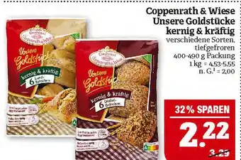 Marktkauf Coppenrath & wiese unsere goldstücke kernig & kräftig Angebot