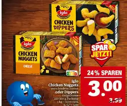 Marktkauf Iglo chicken nuggets oder dippers Angebot