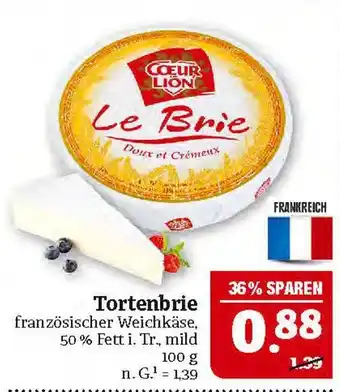 Marktkauf Coeur de lion tortenbrie Angebot