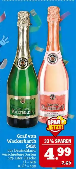 Marktkauf Graf von wackerbarth sekt Angebot