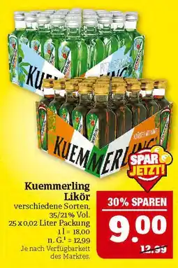 Marktkauf Kuemmerling likör Angebot