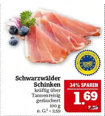 Marktkauf Schwarzwälder schinken Angebot