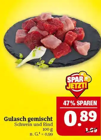 Marktkauf Gulasch gemischt Angebot