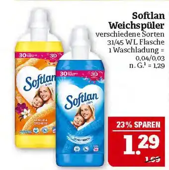 Marktkauf Softlan weichspüler Angebot