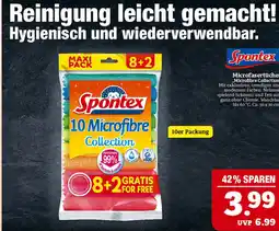 Marktkauf Spontex microfasertücher microfibre collection Angebot