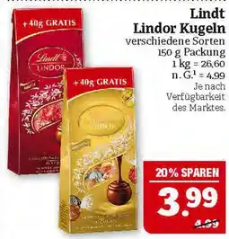 Marktkauf Lindt lindor kugeln Angebot