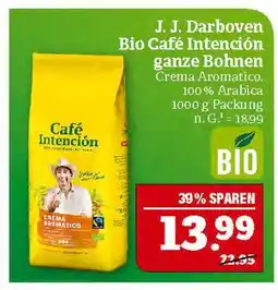 Marktkauf J. j. darboven bio café intención ganze bohnen Angebot