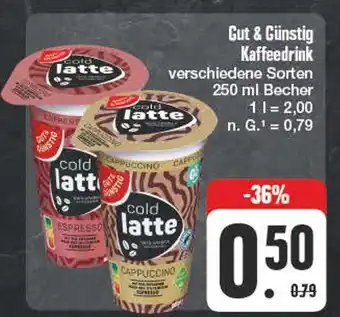 Edeka Gut & günstig kaffeedrink Angebot