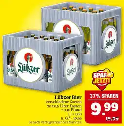 Marktkauf Lübzer bier Angebot