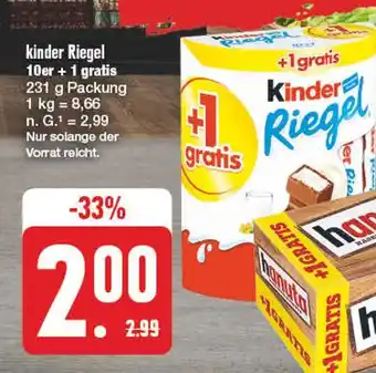 Edeka Kinder riegel Angebot