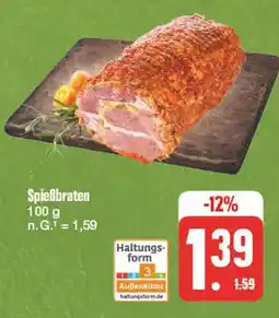 Edeka Haltungsform 3 außenklima spießbraten Angebot