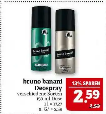 Marktkauf Bruno banani deospray Angebot