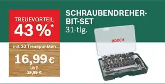 Edeka Bosch schraubendreher-bit-set Angebot