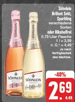 Edeka Söhnlein brillant sekt, sparkling Angebot