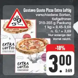 Edeka Gustavo gusto pizza extra luftig Angebot