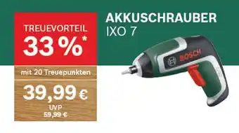 Edeka Bosch akkuschrauber ixo 7 Angebot