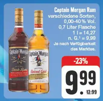 Edeka Captain morgan rum Angebot