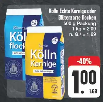 Edeka Kölln echte kernige oder blütenzarte flocken Angebot