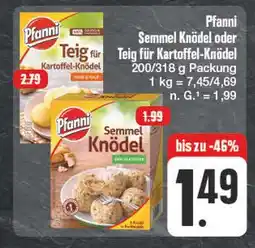 Edeka Pfanni semmel knödel oder teig für kartoffel-knödel Angebot