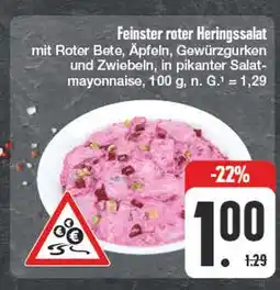 Edeka Feinster roter heringssalat Angebot